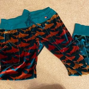 Aviator nation, green with sharks size small